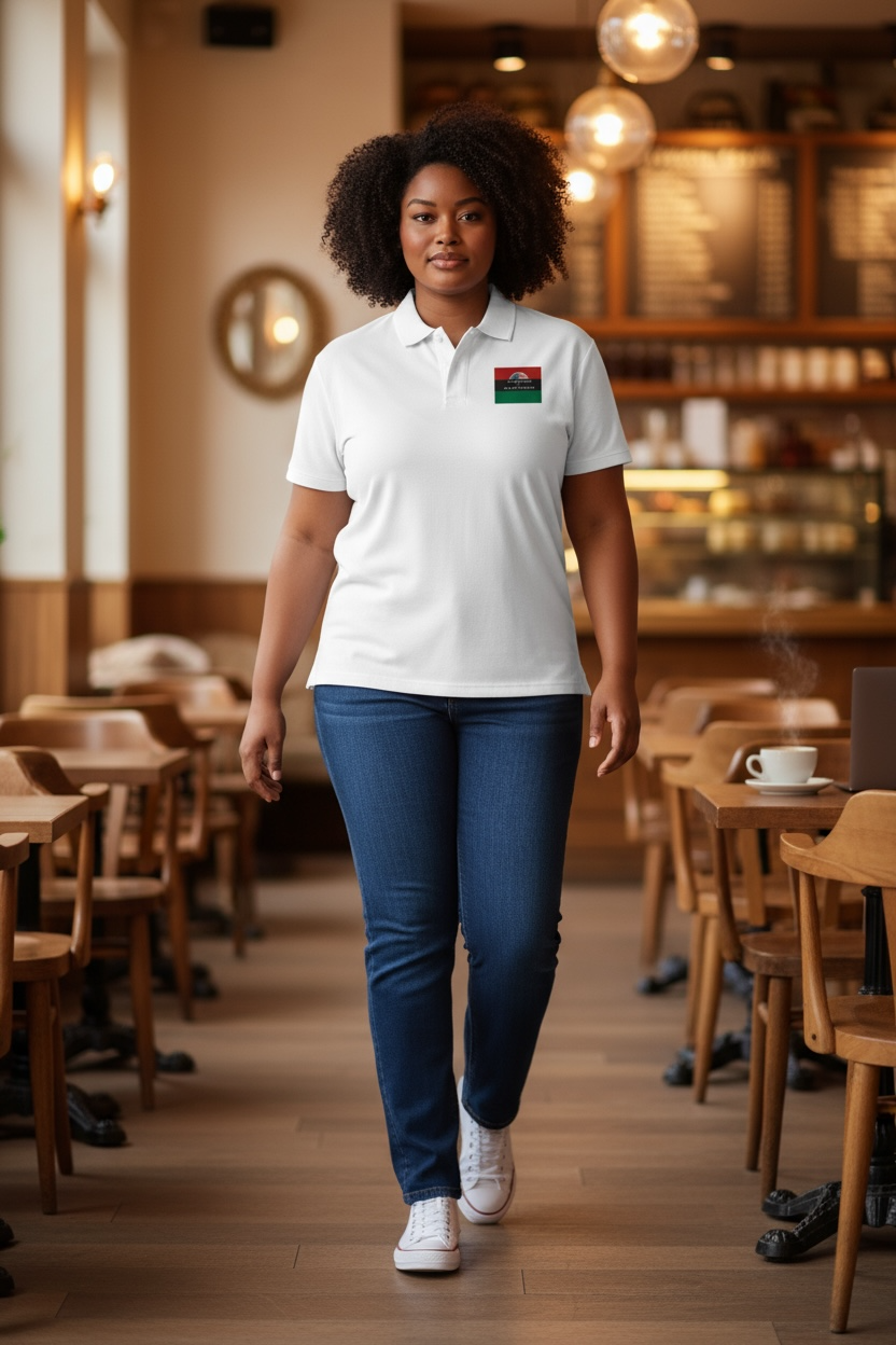 Unisex pique polo shirt