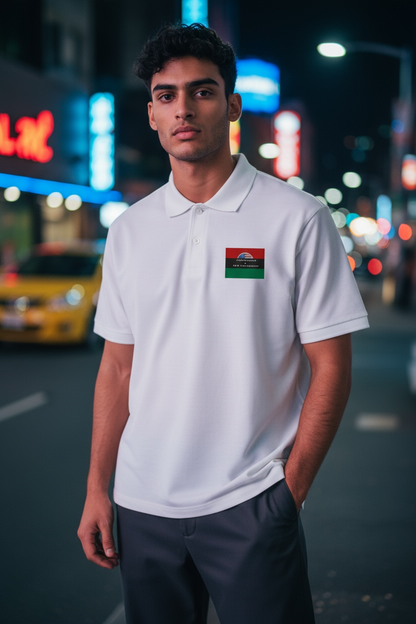 Unisex pique polo shirt